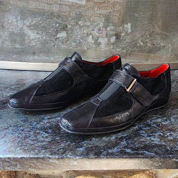 Amalfi By Rangoni Egadi Monk Strap Moccasin Shoes Size 10 - Picture 1 of 16